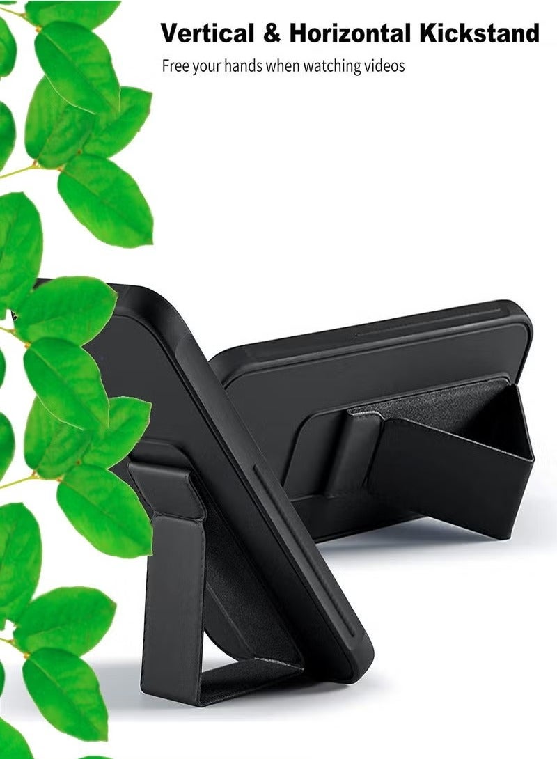 TIGER Honor X5b / X5b Plus / X5b+ 4G 2024 Hand Grip Case Cover – Foldable Magnetic Kickstand, Wrist Strap & Finger Grip, Built-in Iron Case for Extra Protection, Premium Quality, Shockproof, Slim Design – Black - Image 5