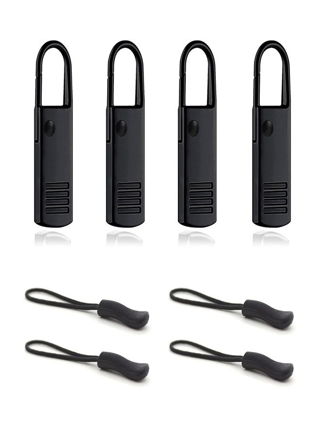 OXT Zipper Pulls, Zipper Pull Upgraded 8PCS, Zipper Pull Replacement Premium Zipper Tab Tags Cord Extension Fixer for Luggage, Backpacks, Jackets, Purses, Handbags - Image 1