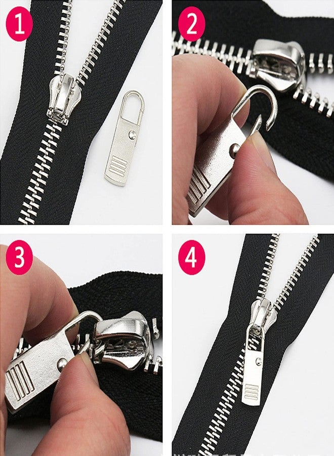 OXT Zipper Pulls, Zipper Pull Upgraded 8PCS, Zipper Pull Replacement Premium Zipper Tab Tags Cord Extension Fixer for Luggage, Backpacks, Jackets, Purses, Handbags - Image 4