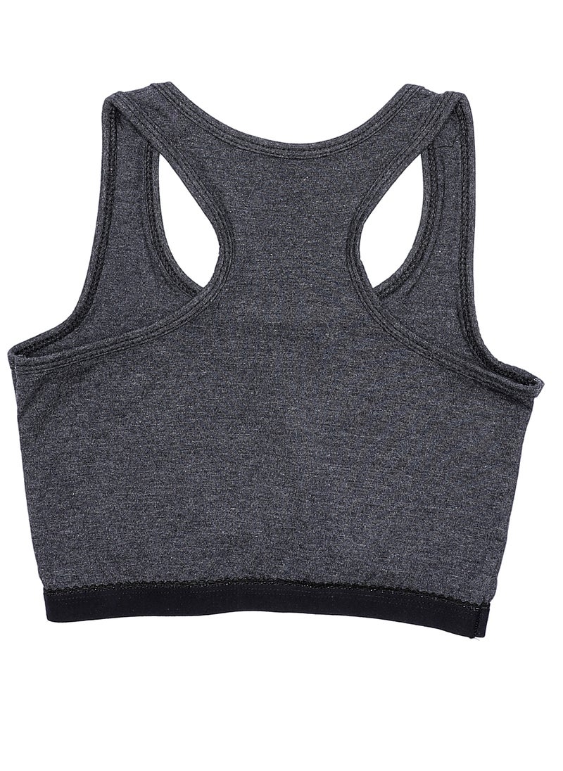 Mesery - Bundle Of Three Full Coverage Non-wired Cross Back Sportive Bra - Image 1