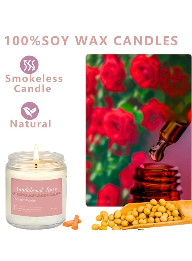 Chase Up 6 Pack Scented Candles for Home scented candles gift set Scented Aromatherapy Candles Gifts Set for Women, Lavender Candle, Natural Soy Wax Long Lasting Candle Set Gifts for Birthday, Valentine, Ramadan, Anniversary Present - Image 4