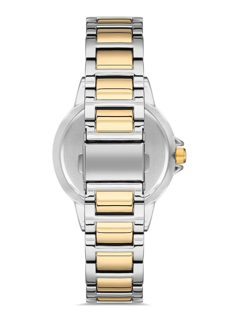 Omax Women's Luxury Wrist Watch, Watches for Women, Stainless Watches, Steel Band, Gold Scratchless Round Dial, Waterproof Watch, 1 Year Warranty - Image 3