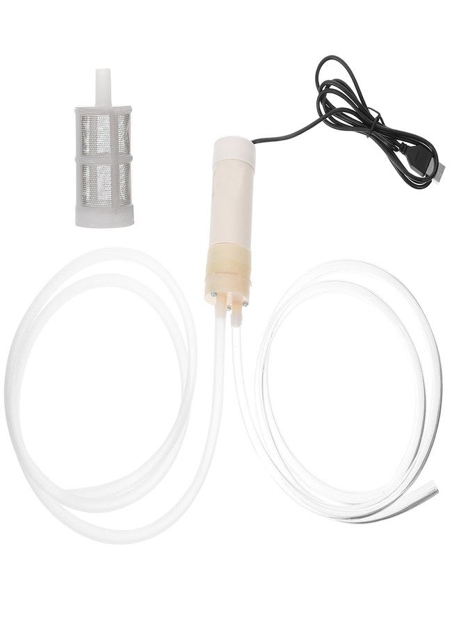 ARTIBETTER Mini Water Sump Pump with Stainless Steel Mesh Filter and Usb Power Portable Pump for Balcony and Patio Water Drainage Compact 4.2 Inch Practical Removal Tool - Image 1