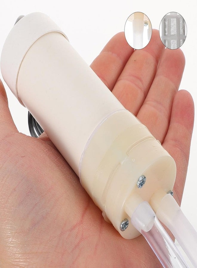 ARTIBETTER Mini Water Sump Pump with Stainless Steel Mesh Filter and Usb Power Portable Pump for Balcony and Patio Water Drainage Compact 4.2 Inch Practical Removal Tool - Image 2