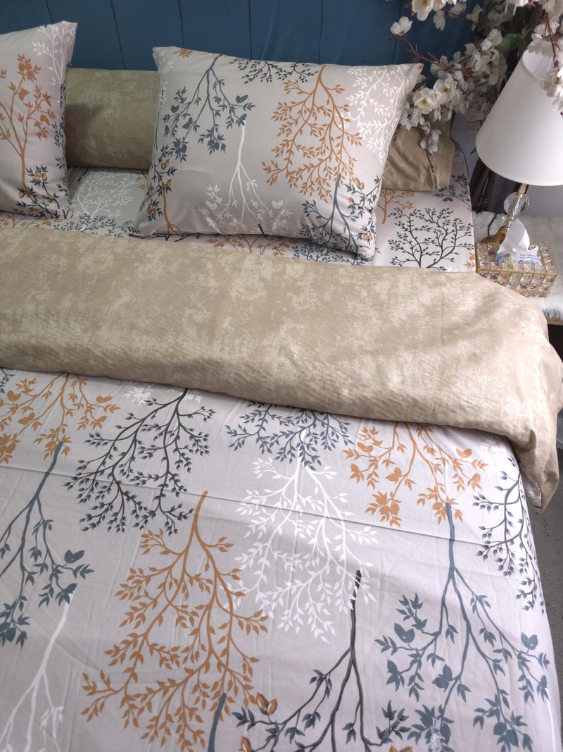 Golden Bed Luxurious Amreya Cotton King Size 230 * 240 cm Quilt Cover (Fluminse) - Image 2