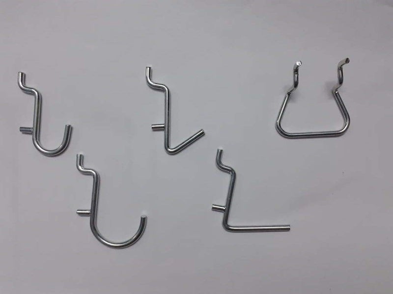 Brevalco Metal Pegboard Hooks Small Set of 50 - Image 1