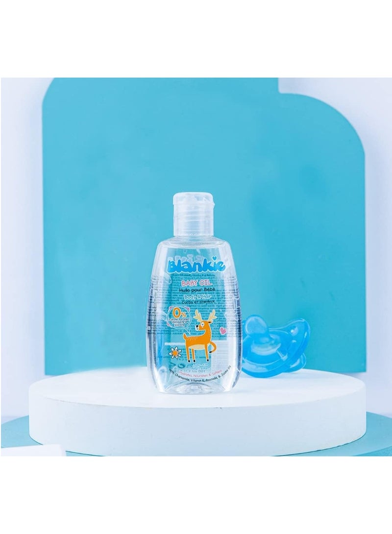 Blankie Baby Oil (100ml) - Gentle Moisturizing Formula for Sensitive Skin - Hypoallergenic, Fast-Absorbing & Non-Greasy - Daily Care for Soft, Protected Skin - Image 2