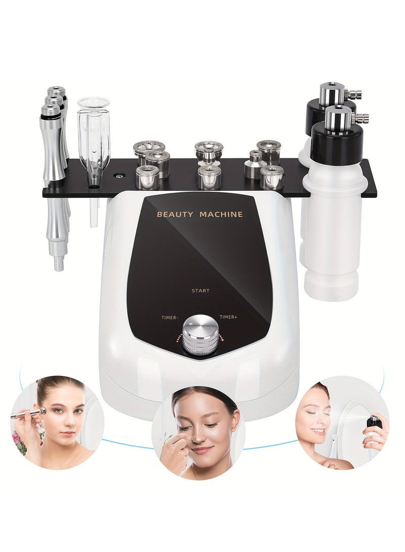 Diamond Microdermabrasion Dermabrasion Device, 100-240V, 3-in-1 Diamond Microdermabrasion Device, Rechargeable, Cleaning Sucker, Skin Care Dermabrasion Device(EU) - Image 2