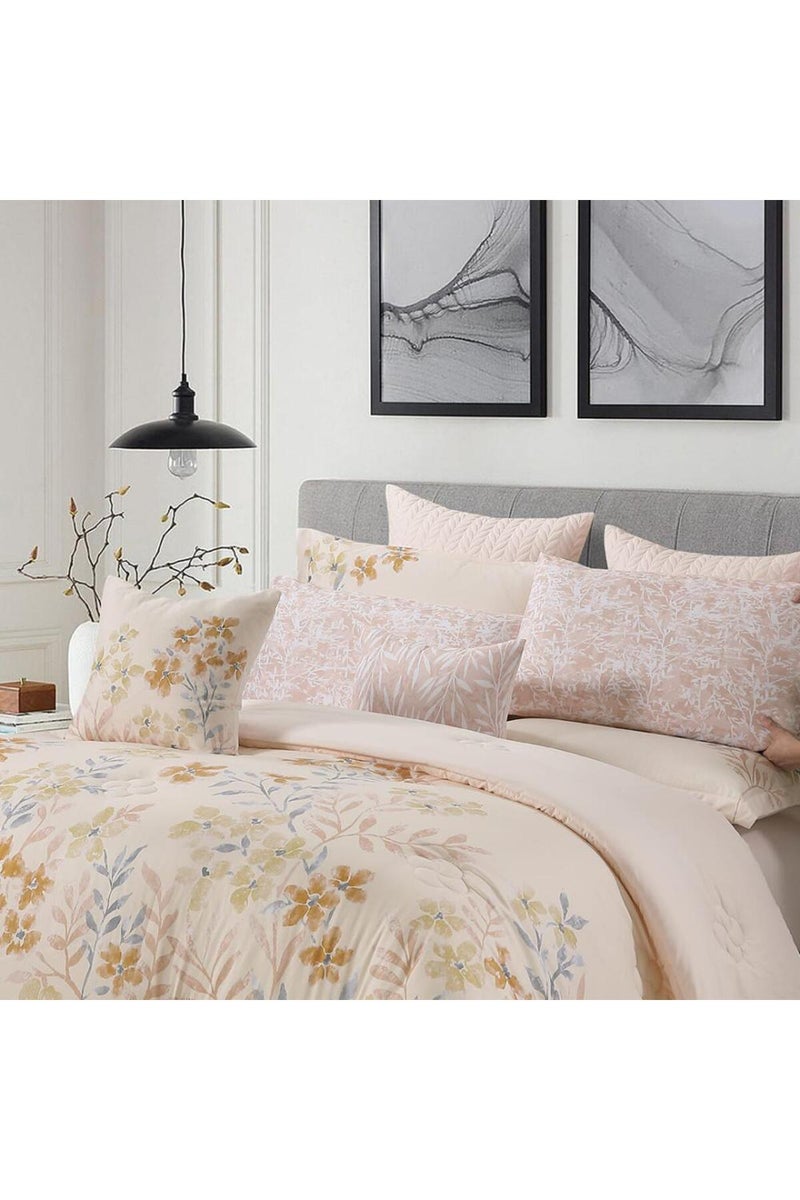 Melen Double summer bedspread 10 pieces - Rivera - Dark creamy - Image 5