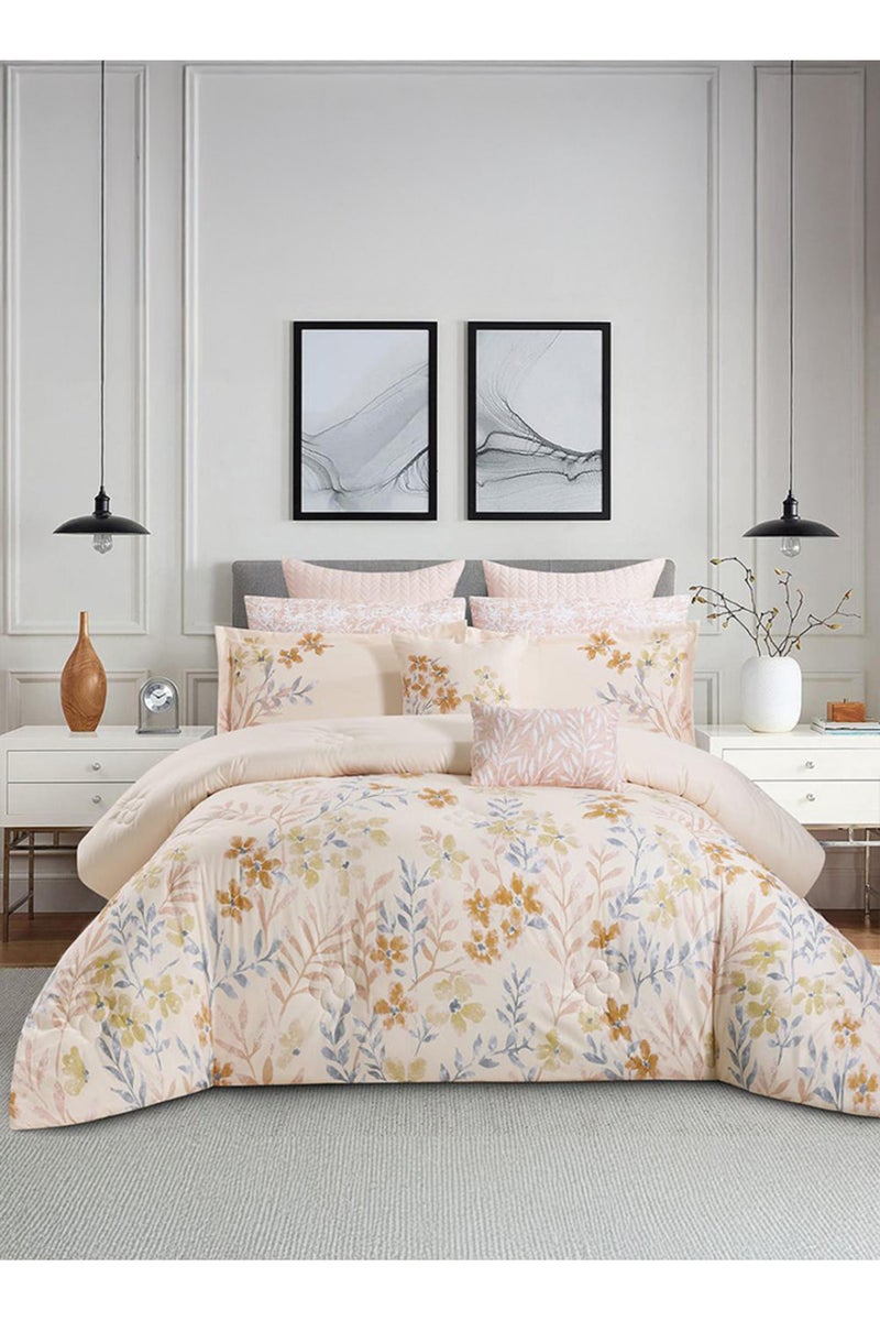 Melen Double summer bedspread 10 pieces - Rivera - Dark creamy - Image 1