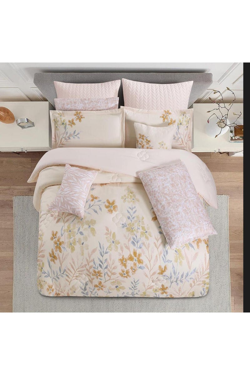 Melen Double summer bedspread 10 pieces - Rivera - Dark creamy - Image 3