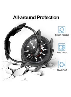 Y&D Watch Case Cover Compatible with Samsung Galaxy 4, Protector rotating bezel, Accessories Bezel Ring Frame (46MM, Black)  - Image 3
