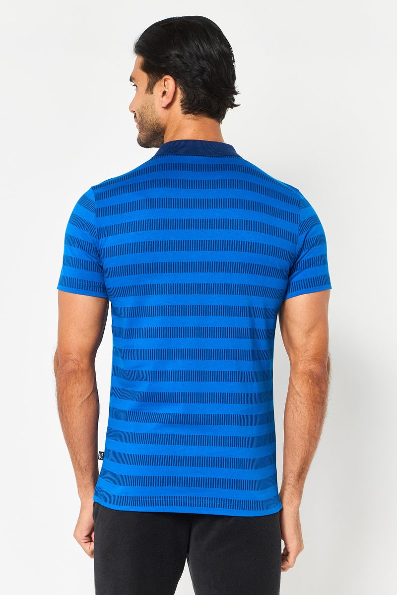 PUMA Men Sportswear Fit Short Sleeve Outdoor Polo Shirt, Multicolor - Image 3