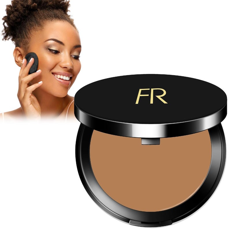 Flori Roberts Cream To Powder Foundation by Flori Roberts Full Coverage for Women of Color or Deeper Skin Tones Long Lasting Makeup Matte Finish Covers Uneven Complexion and Hides Imperfections 030 oz