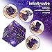 WUQID Infinitycube Fidget Toy Stress Relieving Fidgeting Game for Kids and AdultsCute PocketSized Unique Gadget for Anxiety Relief and Kill Time 2 Blue Purple Galaxy - Image 4