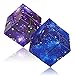 WUQID Infinitycube Fidget Toy Stress Relieving Fidgeting Game for Kids and AdultsCute PocketSized Unique Gadget for Anxiety Relief and Kill Time 2 Blue Purple Galaxy - Image 2