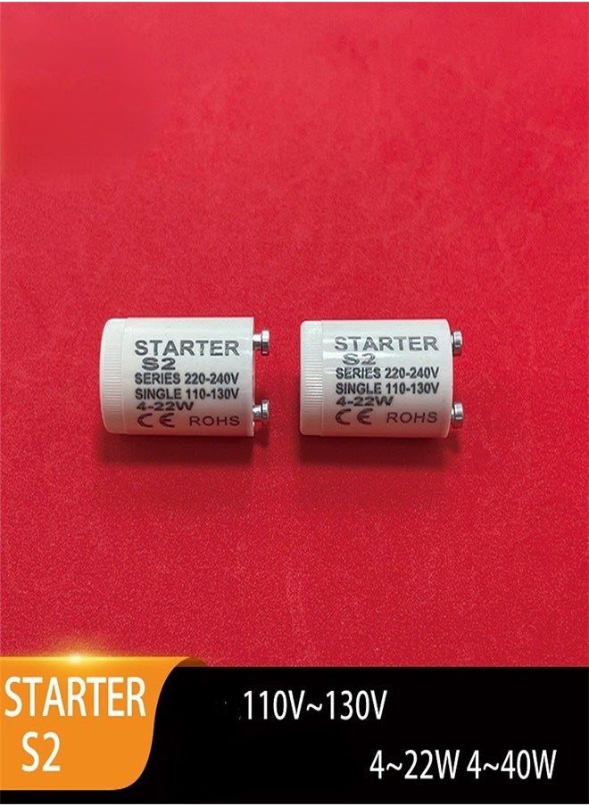 2 PCS S2 Starter 4-22 Watt Series Connection Watt Fluorescent Lamp Series Starter - pzsku/Z78E58F686C770339A7A0Z/45/_/1721293108/f044b8b0-2e78-4943-9775-734131df4119