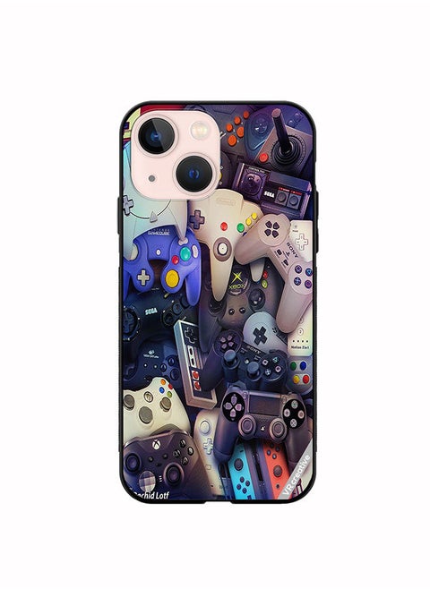 Protective Case Cover For Apple iPhone 13 mini Remote Controls Design Multicolour