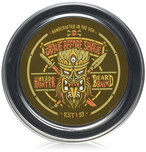 Grave Before Shave Head Hunter Beard Balm Tropical summer aroma 4 oz
