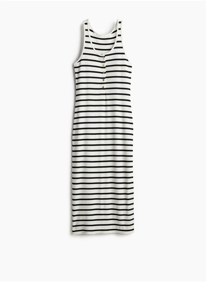 H&M Button-Top Jersey Dress