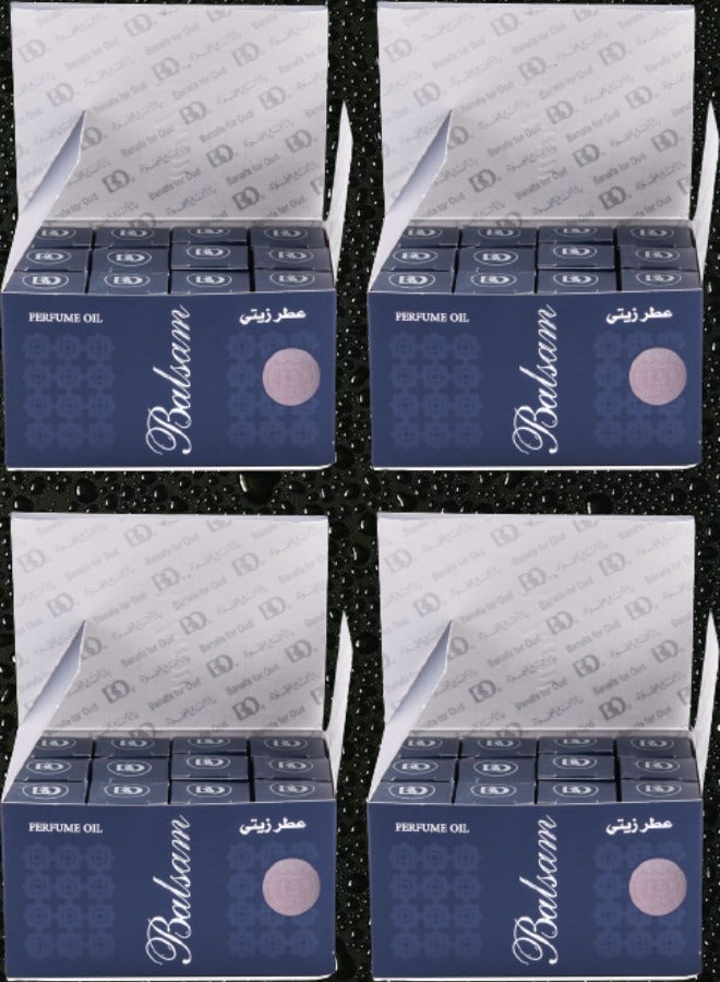 Banafa 48 Pieces Balsam Perfume Oil 3 ml - Image 1