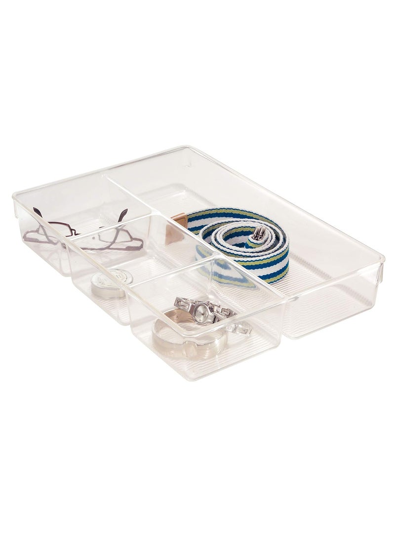 InterDesign InterDesign Linus Dresser and Vanity Drawer Organizer 13inch by 9inch by 225inch Clear  - Image 2