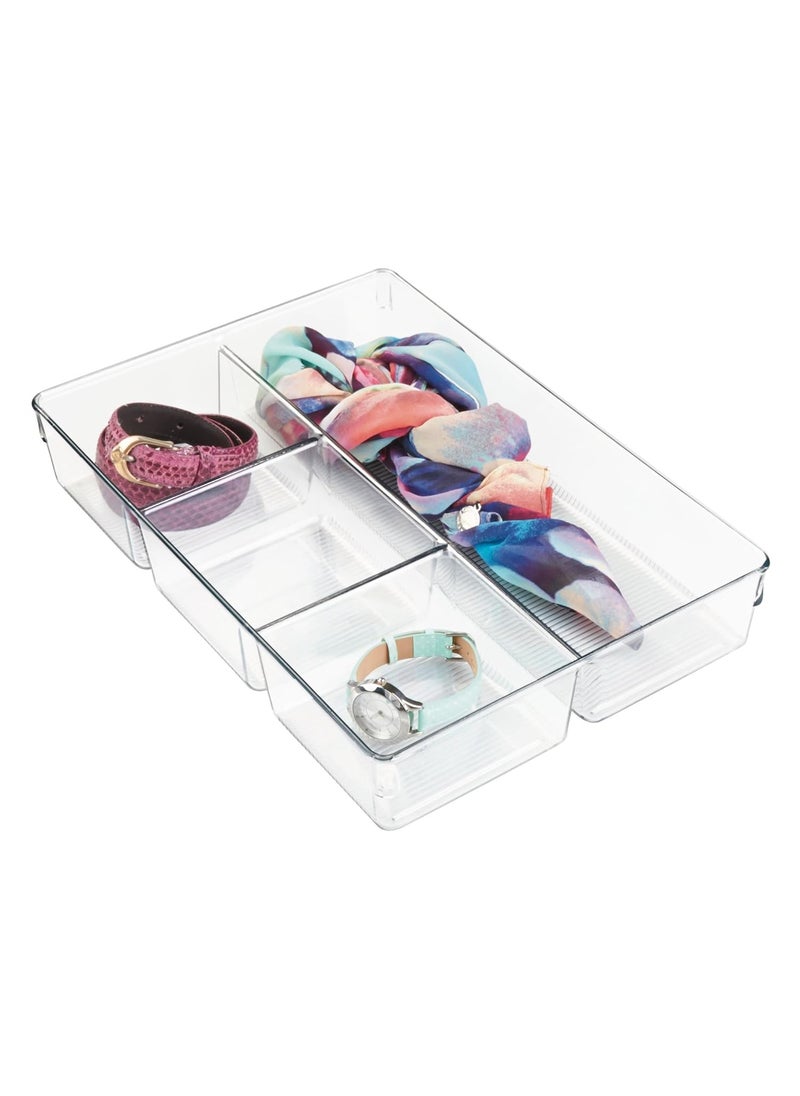 InterDesign InterDesign Linus Dresser and Vanity Drawer Organizer 13inch by 9inch by 225inch Clear  - Image 3