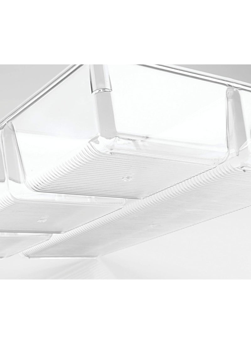 InterDesign InterDesign Linus Dresser and Vanity Drawer Organizer 13inch by 9inch by 225inch Clear  - Image 5