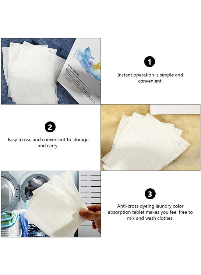 JCB CHIC 48pcs Laundry Color Sheets Color Catcher Laundry Sheets Anti- staining Keep Clothes Original Color - Image 2