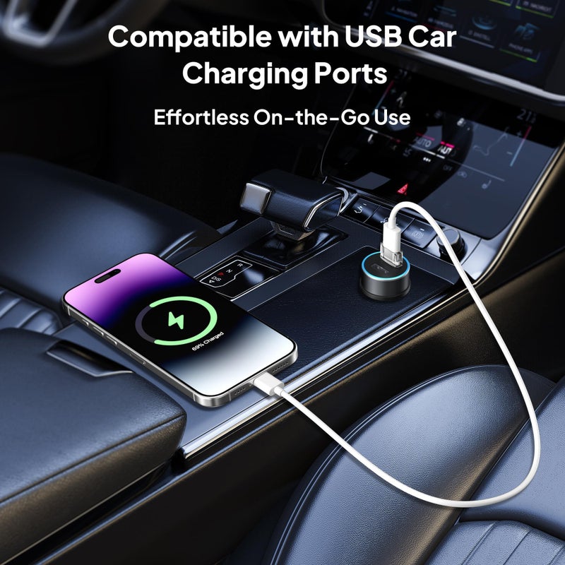 Elebase for New iPhone 17 17e Pro Max Car Charger,USB to USB C Adapter 4 Pack,Type C Female to A Male Converter for Apple Air 16 15 14 Plus,Apple Watch 11 10 9,Airpods 4 3,iPad 8 Mini 6 7,Samsung S26 - Image 3
