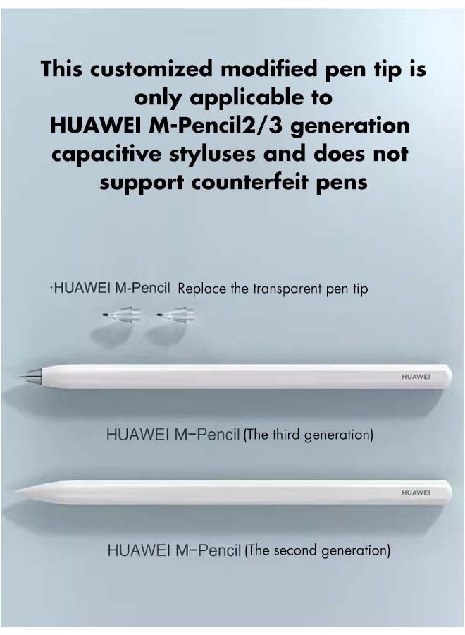 فانجو رؤوس أقلام بديلة مطورة لقلم هواوي M-Pencil من الجيل الثاني والثالث USB-C وقلم Matepad الرقمي مع حافظة تخزين - Image 3