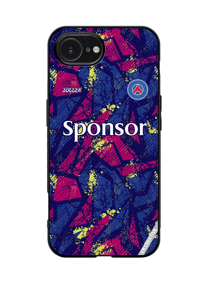 VR CREATIVE Protective Case Cover For Apple iPhone 16e Jersey Design Multicolour