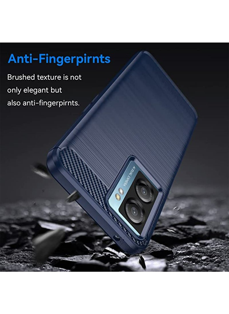 Generic - Oneplus Nord N20 SE/OPPO A57 4G A77 4G Case Cover Shockproof Slim Fashion Flexible TPU Rubber Protective Cell Phone Back Accessories Blue - Image 1