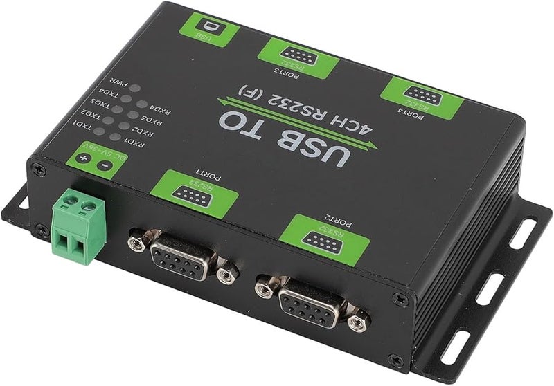 FT4232HL Industrial USB to RS232 Converter 4 Port Isolated Aluminum Alloy Wide Voltage - Image 1