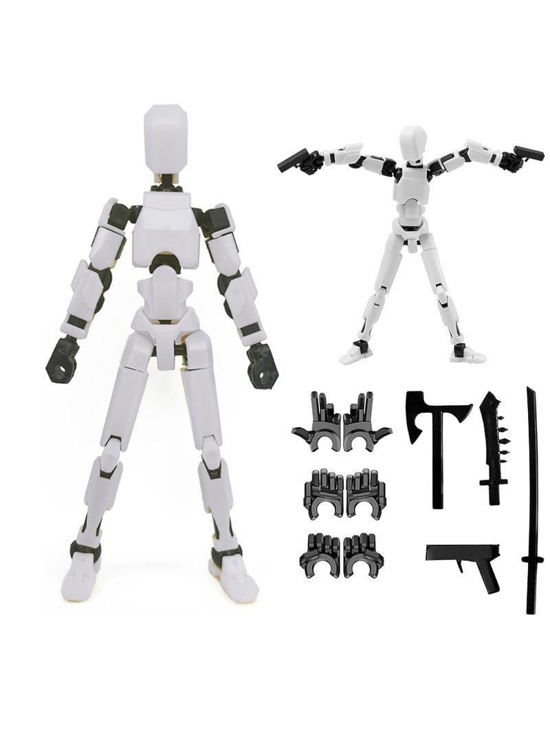 VIUAUAX Assembly Completed-Titan 13 Action Figure, Upgrade T-Robot 13 Action Figures, New Dummy Robot 13, 3D Printed Multi Action Figure Set,Creative Gifts for Children Adults  - Image 1