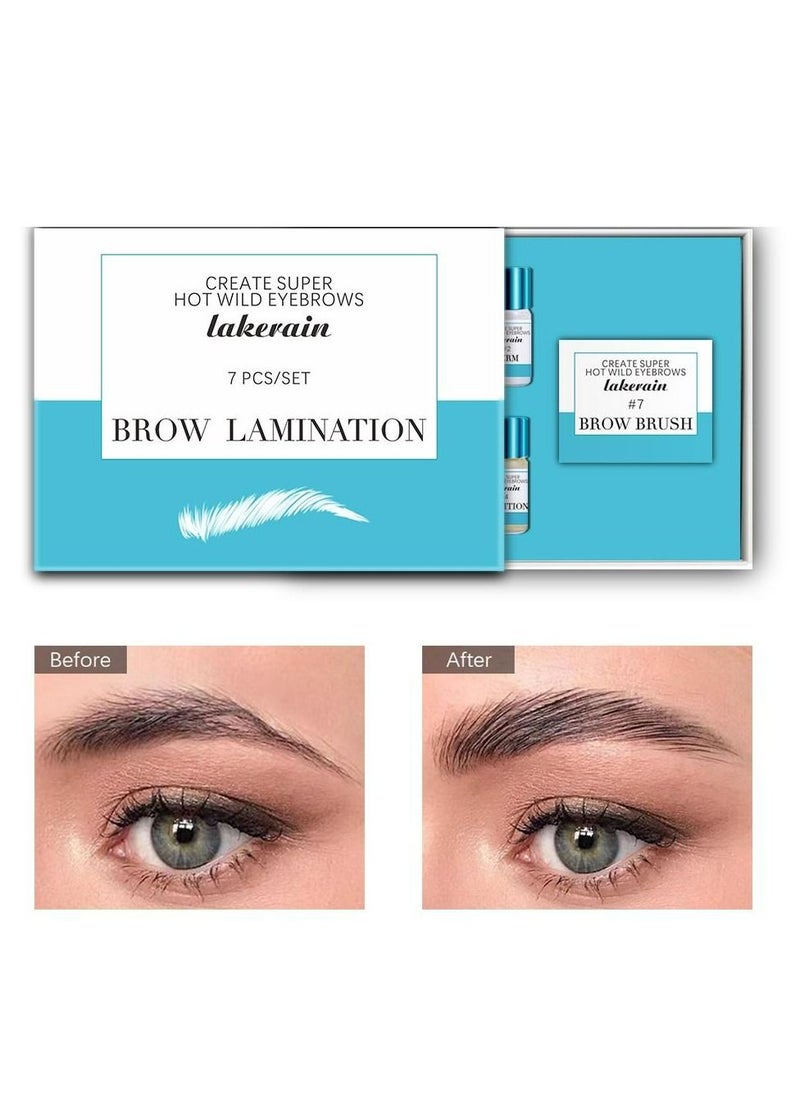 lakerain - Semi-Permanent Brow Lift Set Brow Lamination Kit Styling Lash Lifting Perming Setting Curling Brow Lamination Eyelash Lift Perm Eyebrow Kit Set - Image 1