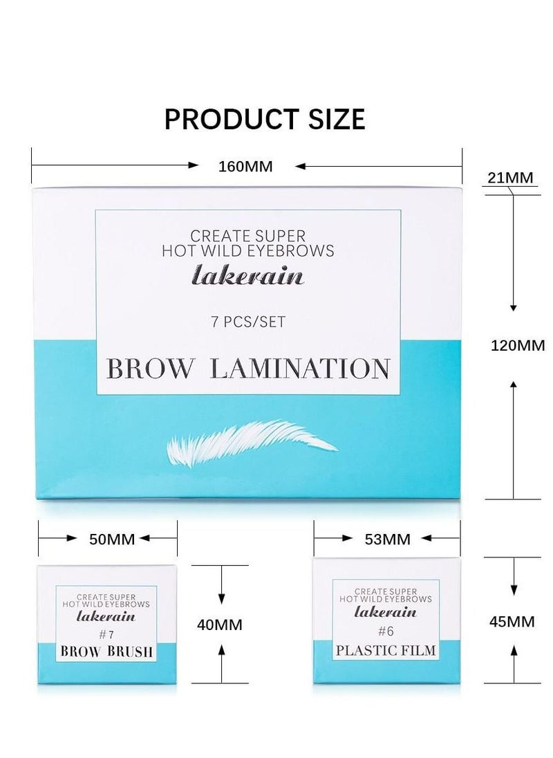 lakerain - Semi-Permanent Brow Lift Set Brow Lamination Kit Styling Lash Lifting Perming Setting Curling Brow Lamination Eyelash Lift Perm Eyebrow Kit Set - Image 1