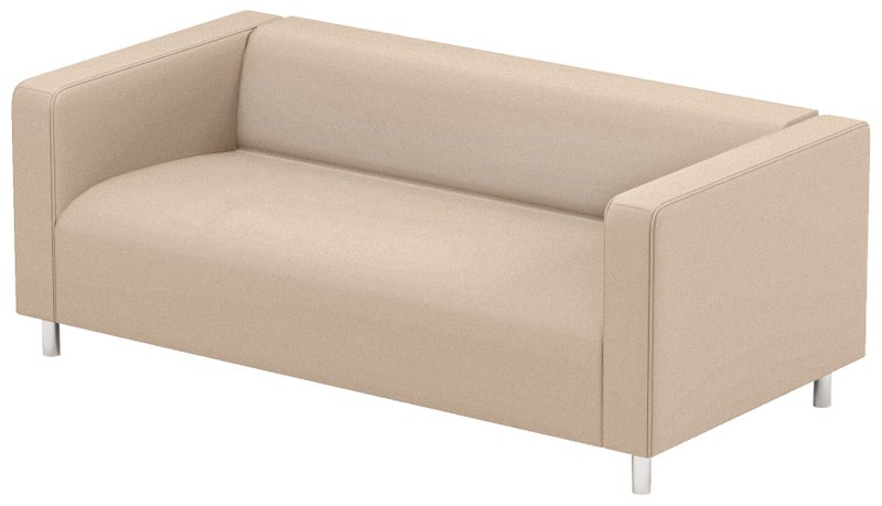 Sofa Pro Sofa Pro The Beige Klippan Loveseat Cover Replacement is Made to Measure for IKEA Klippan Loveseat Slipcover A Sofa Cover Replacement Darker Beige 