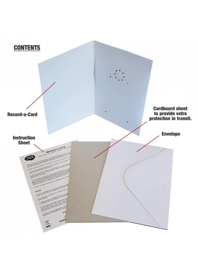 Talking Products - Talking Products, Voice Recordable Talking Greeting Card, Record and Send your own Custom Voice Message. DIY Personalized Audio Card. 40 Seconds Recording with Replaceable Batteries. - Image 1