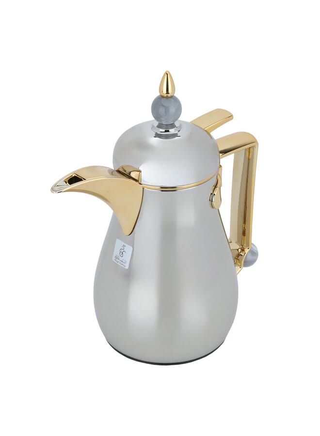 السيف غاليري ترمس كريستال فضي بذهبي كرة رمادي 0.35 لتر - Image 2