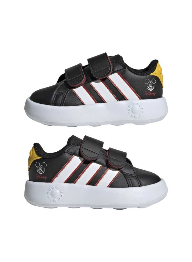 Adidas Grand Court Mickey Cf I Black Sportswear Shoes For Infant 3K  - Image 1