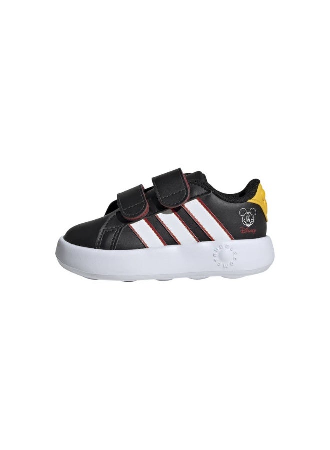 Adidas Grand Court Mickey Cf I Black Sportswear Shoes For Infant 3K  - Image 2