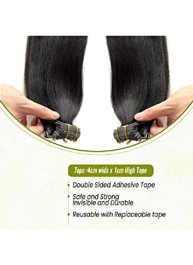 Tape In Hair Extensions Human Hair Yaki Straight Real Hair Extensions Black Women Double Sided Skin Weft Tape In Extensions Remy Human Hair 20Pcs 50G Invisible Glue Hair 18Inch 4060 Pieces Suggested - pzsku/Z78E6866F8158EEB4D769Z/45/_/1659518706/03450d00-8d3c-4cfb-a9c8-d838470a624a