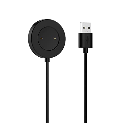 Sounce Replacement Charging Dock Cable Compatible for Realme Watch S, USB Cable Magnetic Charger For Realme Watch S - Black - Image 2