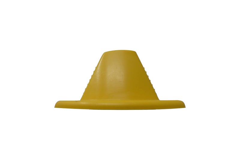 Shepherd Hardware دعامة باب مطاطية ثقيلة من شيفرد هاردوير 3763، صفراء، 3-1/2 بوصة - Image 3