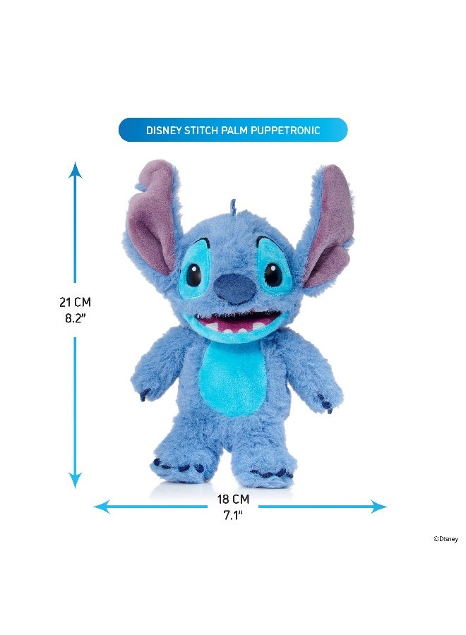 Disney Stitch RealFX Palm Puppetronic | Lilo & Stitch | Puppet | Interactive Plush Toy | Soft Toy | 40+ Sounds & Actions | Moving Mouth, Blinking Eyes, Head Sensor, Speech & Sounds | Premium Gift for Kids and Adult Collectors - Image 4