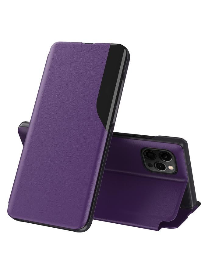 اس-توب جراب لهاتف iPhone 12 Pro Max جراب هاتف جلدي قابل للطي مع حامل جذاب - Image 1