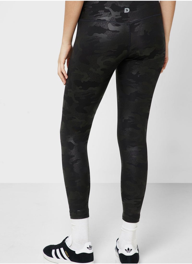 Ginger - Urban Minx Textured Detail Athletic Leggings - Image 1