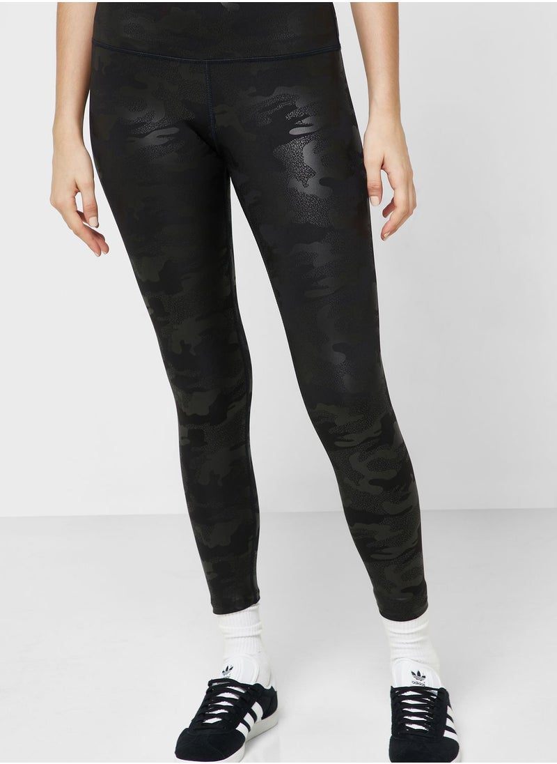 Ginger - Urban Minx Textured Detail Athletic Leggings - Image 1