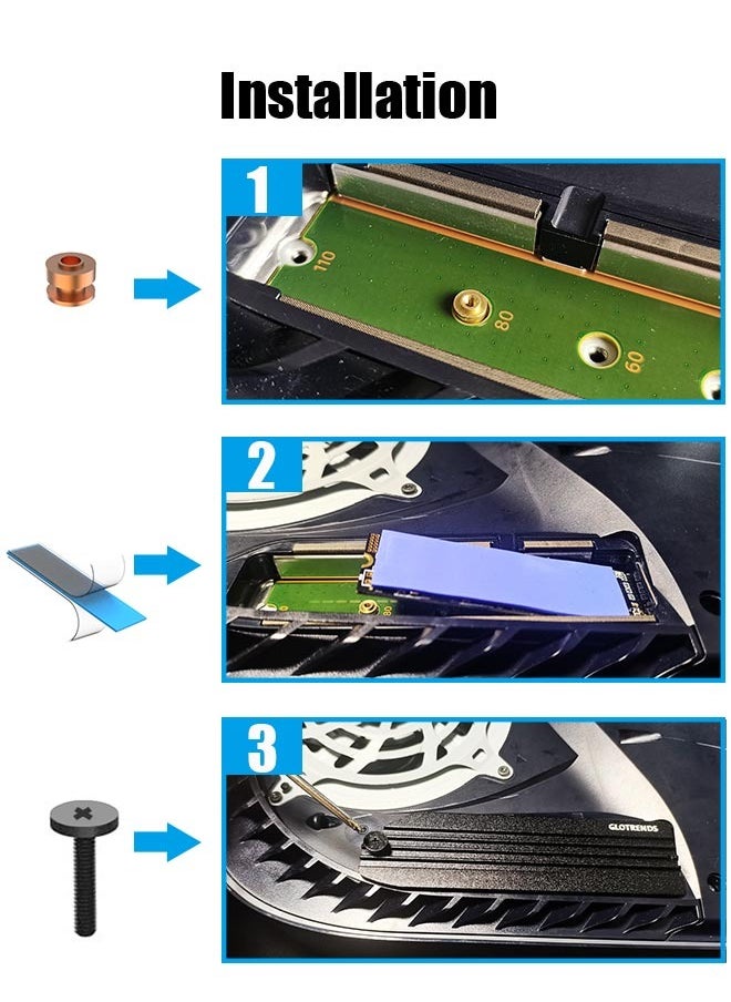 Heatsink for PS5 NVMe SSD